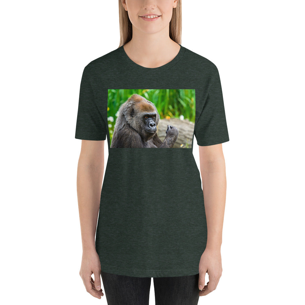 Classic Crew Neck Tee - Young Gorilla - Ronz-Design-Unique-Apparel
