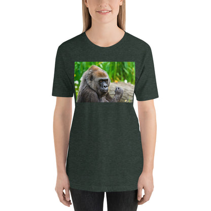Classic Crew Neck Tee - Young Gorilla - Ronz-Design-Unique-Apparel