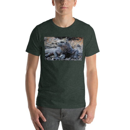 Classic Crew Neck Tee - Galapagos Marine Iguana - Ronz-Design-Unique-Apparel