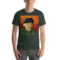 Classic Crew Neck Tee - van Gogh: Self Portrait - Ronz-Design-Unique-Apparel