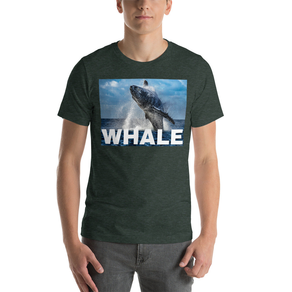 Classic Crew Neck Tee - Humpback Breach - Ronz-Design-Unique-Apparel