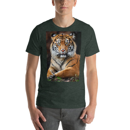 Classic Crew Neck Tee - Big Tiger - Ronz-Design-Unique-Apparel