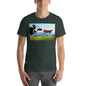 Classic Crew Neck Tee - Cow & Super Dog - Ronz-Design-Unique-Apparel