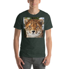Load image into Gallery viewer, Classic Crew Neck Tee - Cheetah Stare - Ronz-Design-Unique-Apparel
