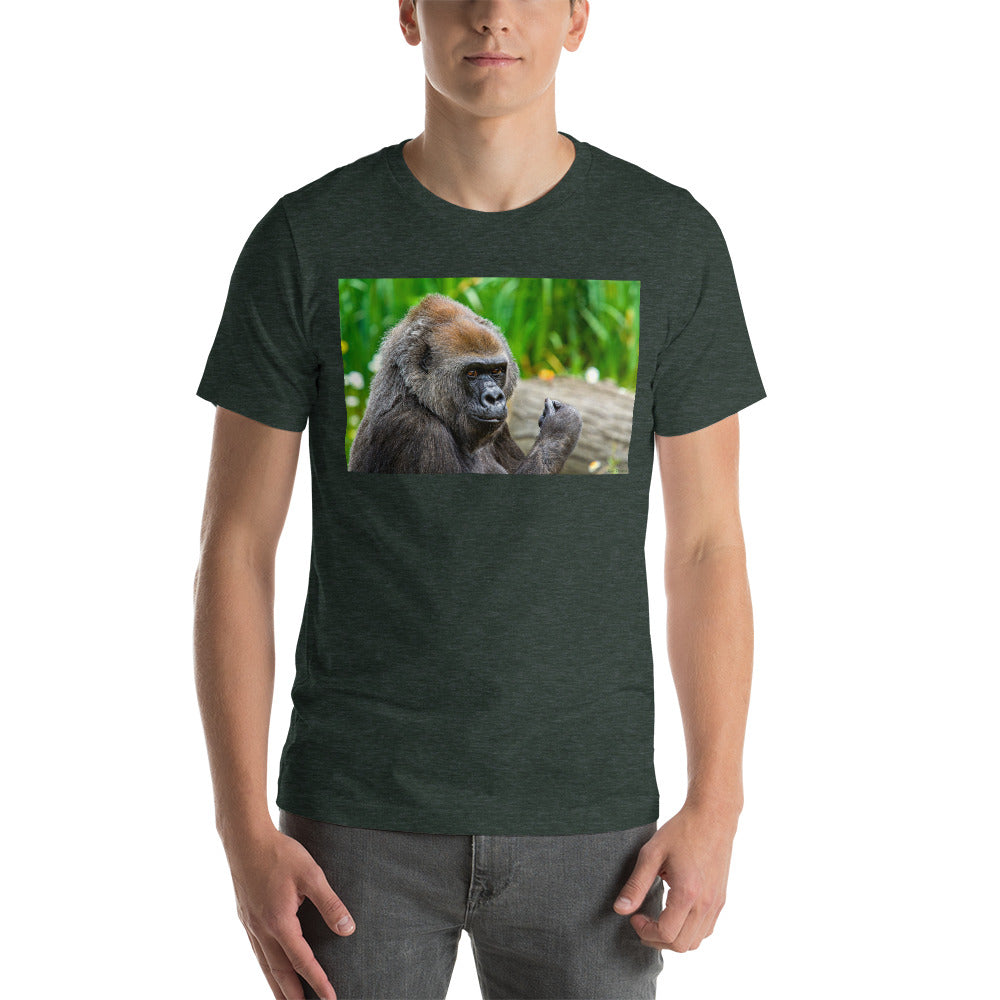 Classic Crew Neck Tee - Young Gorilla - Ronz-Design-Unique-Apparel