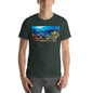 Classic Crew Neck Tee - Ocean Landscape - Ronz-Design-Unique-Apparel