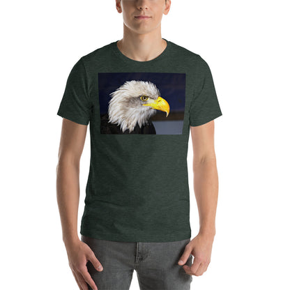 Classic Crew Neck Tee - Bald Eagle - Ronz-Design-Unique-Apparel