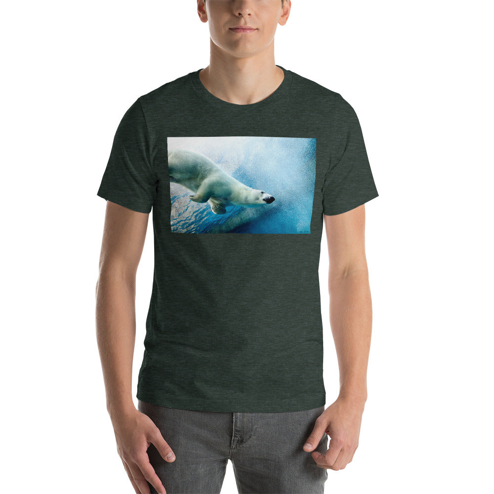 Classic Crew Neck Tee - Polar Dip - Ronz-Design-Unique-Apparel