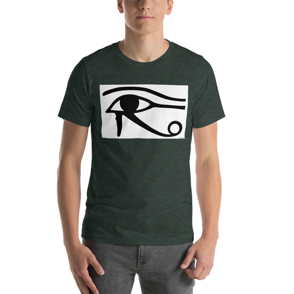 Classic Crew Neck Tee - Eye of Horus - Ronz-Design-Unique-Apparel