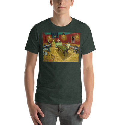 Classic Crew Neck Tee - van Gogh: Bar Room - Ronz-Design-Unique-Apparel