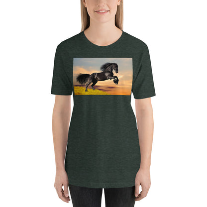 Everyday Elegant Tee - Black Friesian Launching