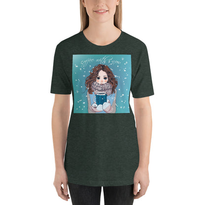 Everyday Elegant Tee - Coffee with Snow