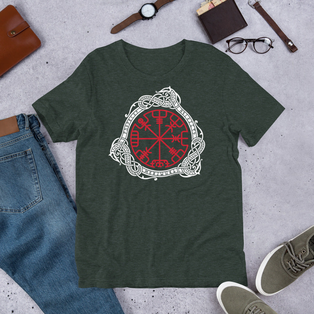 Everyday Elegant Tee - Magical Norse Runic Compass