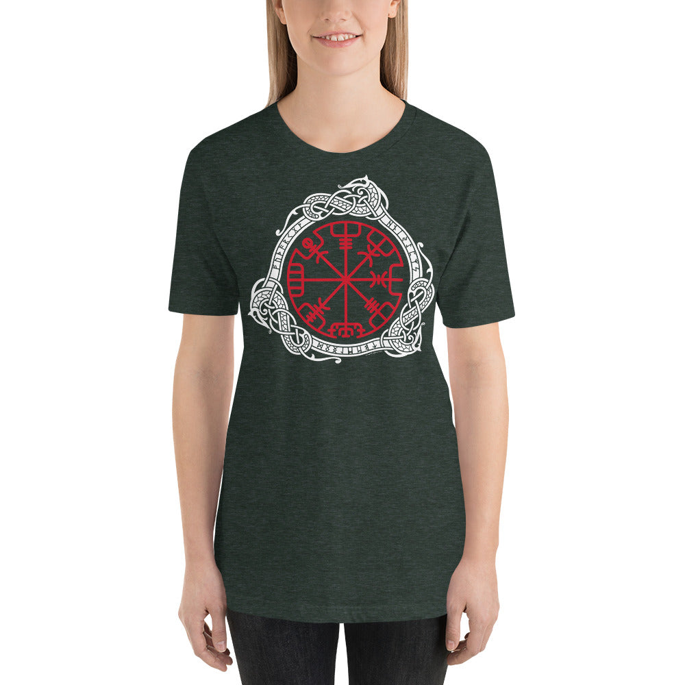 Everyday Elegant Tee - Magical Norse Runic Compass