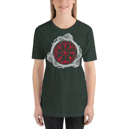 Everyday Elegant Tee - Magical Norse Runic Compass