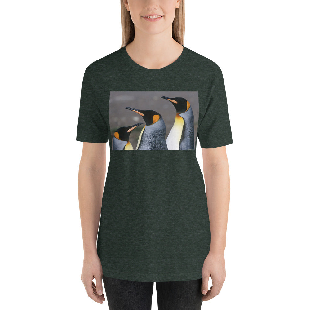 Everyday Elegant Tee - Three Emperor Penguins