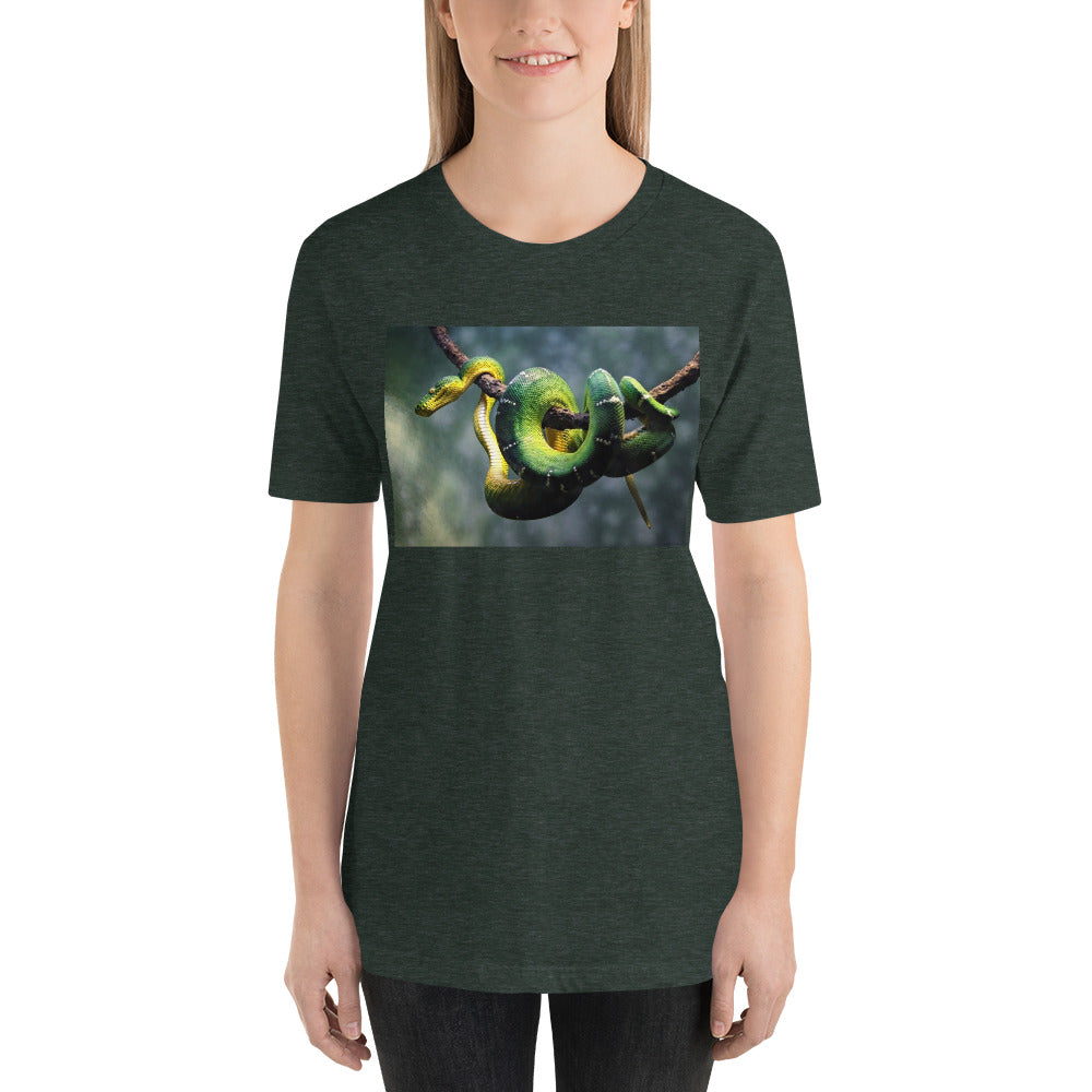 Everyday Elegant Tee - Green Tree Python