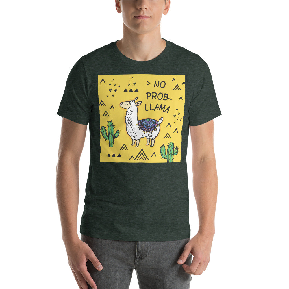 Classic Crew Neck Tee - NO PROB-LLAMA