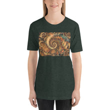 Load image into Gallery viewer, Everyday Elegant Tee - Spiraling Spiral Fractals
