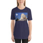 Classic Crew Neck Tee - Lion in Moonlight - Ronz-Design-Unique-Apparel