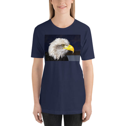 Classic Crew Neck Tee - Bald Eagle - Ronz-Design-Unique-Apparel
