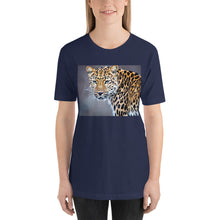 Load image into Gallery viewer, Classic Crew Neck Tee - Blue Eyed Leopard - Ronz-Design-Unique-Apparel
