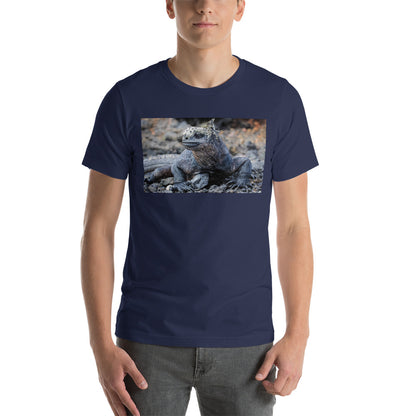 Classic Crew Neck Tee - Galapagos Marine Iguana - Ronz-Design-Unique-Apparel