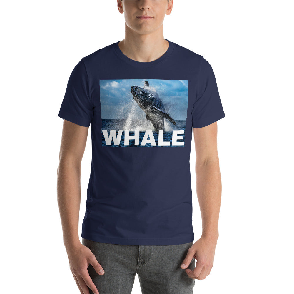 Classic Crew Neck Tee - Humpback Breach - Ronz-Design-Unique-Apparel