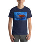 Classic Crew Neck Tee - Turtle in Blue Water - Ronz-Design-Unique-Apparel