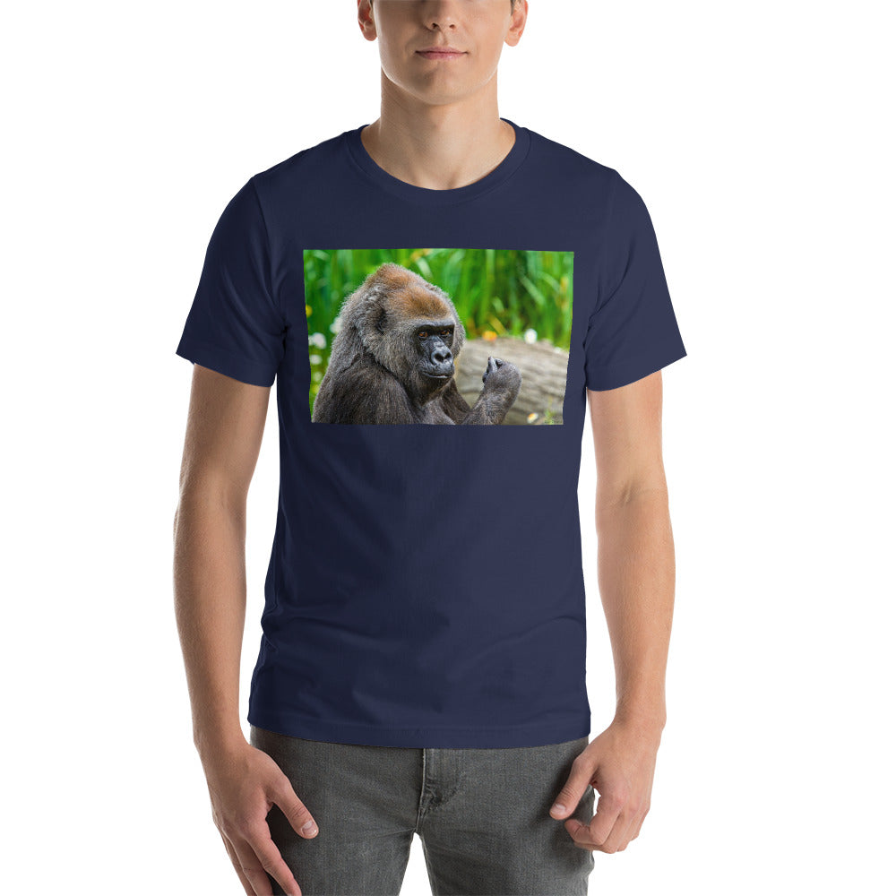 Classic Crew Neck Tee - Young Gorilla - Ronz-Design-Unique-Apparel