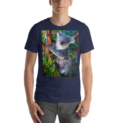 Classic Crew Neck Tee - Koala in a Tree - Ronz-Design-Unique-Apparel