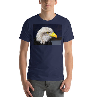 Classic Crew Neck Tee - Bald Eagle - Ronz-Design-Unique-Apparel