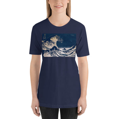 Premium Soft Crew Neck - Hokusai: Great Waves of Kanagawa Remix
