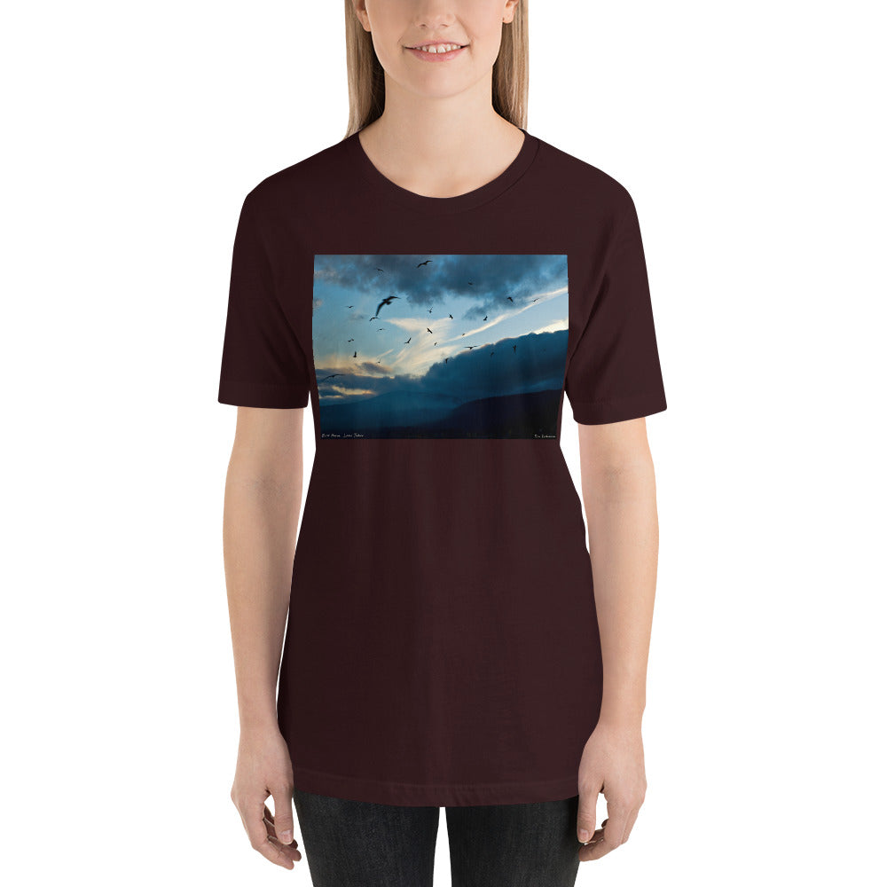 Classic Crew Neck Tee - Bird Storm - Ronz-Design-Unique-Apparel