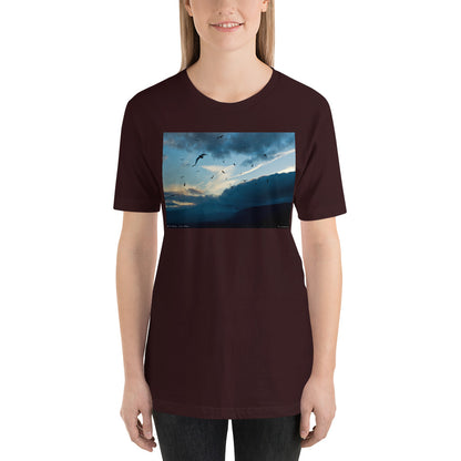 Classic Crew Neck Tee - Bird Storm - Ronz-Design-Unique-Apparel