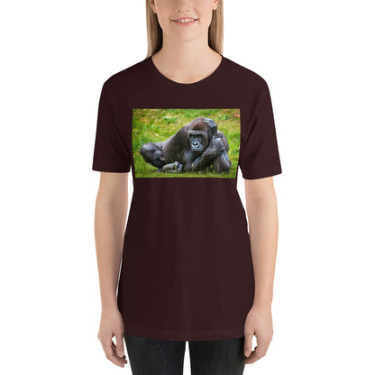 Classic Crew Neck Tee - Gorilla in the Grass - Ronz-Design-Unique-Apparel