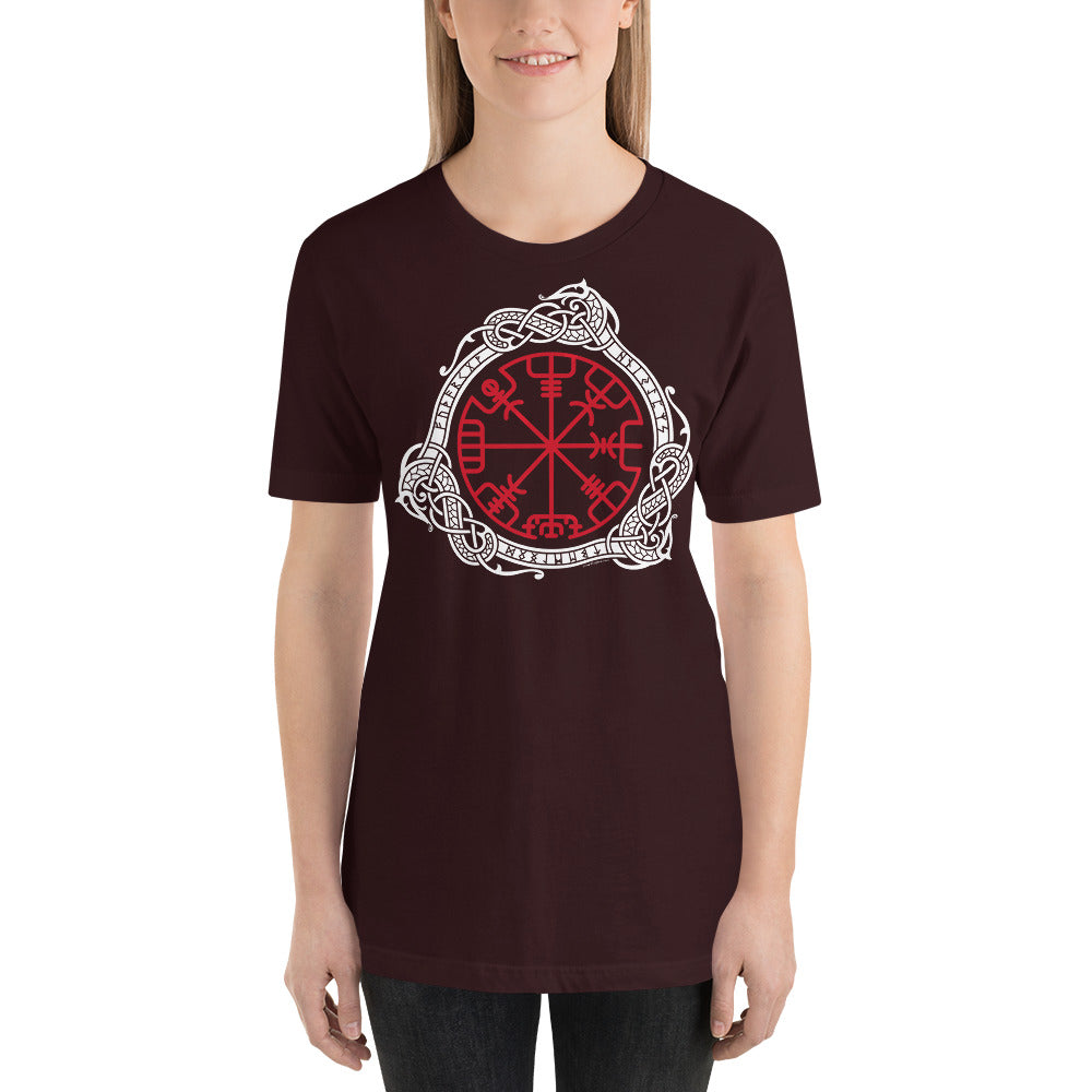 Everyday Elegant Tee - Magical Norse Runic Compass