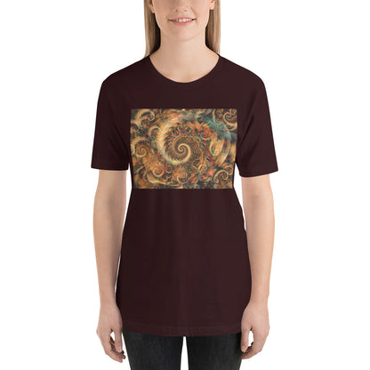 Everyday Elegant Tee - Spiraling Spiral Fractals