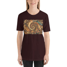 Load image into Gallery viewer, Everyday Elegant Tee - Spiraling Spiral Fractals
