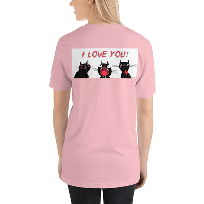 Classic Crew Neck Tee - I Love Love you! - Ronz-Design-Unique-Apparel