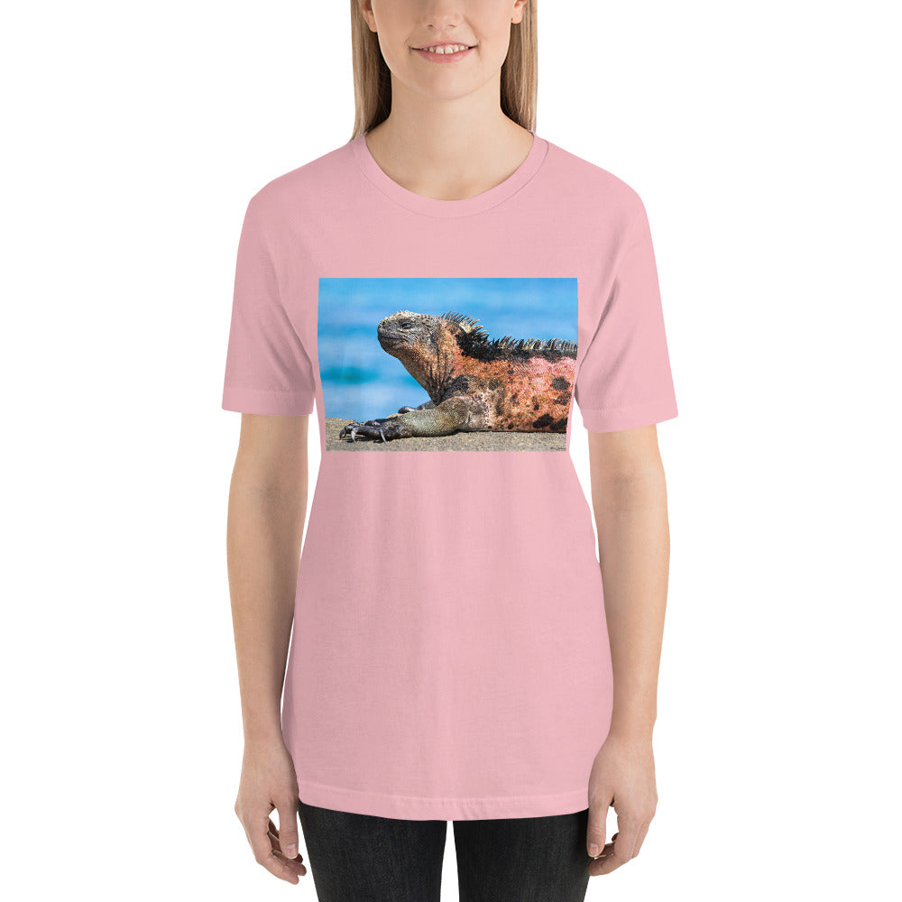 Classic Crew Neck Tee - Galápagos Marine Iguana - Ronz-Design-Unique-Apparel