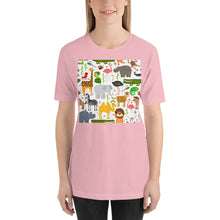 Load image into Gallery viewer, Classic Crew Neck Tee - Life is a Zoo - Ronz-Design-Unique-Apparel
