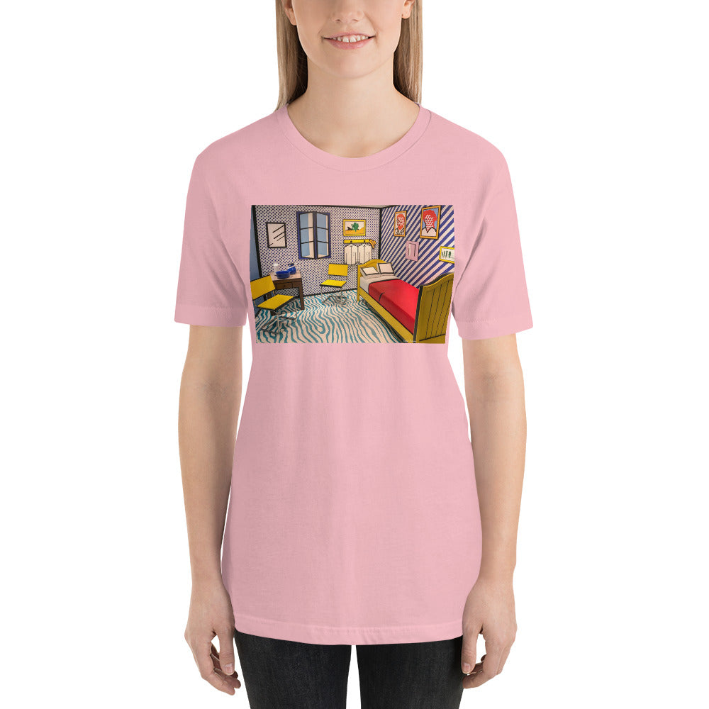 Classic Crew Neck Tee - van Gogh's Bedroom: Illustration - Ronz-Design-Unique-Apparel