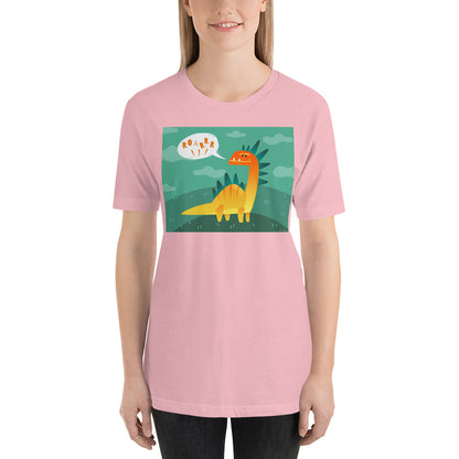 Classic Crew Neck Tee - Dino Roar - Ronz-Design-Unique-Apparel