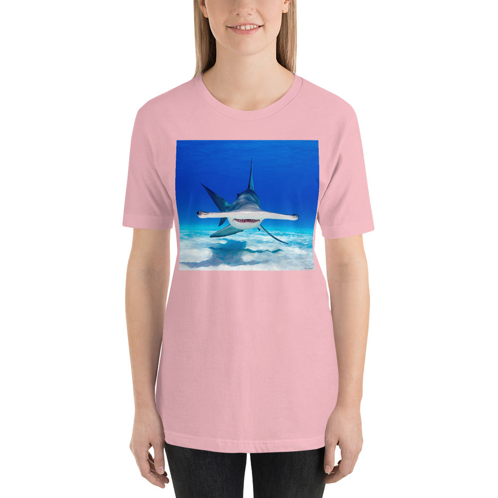 Classic Crew Neck Tee - Hammerhead Dead Ahead - Ronz-Design-Unique-Apparel