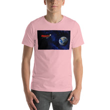 Load image into Gallery viewer, Classic Crew Neck Tee - Dog in Space - Ronz-Design-Unique-Apparel
