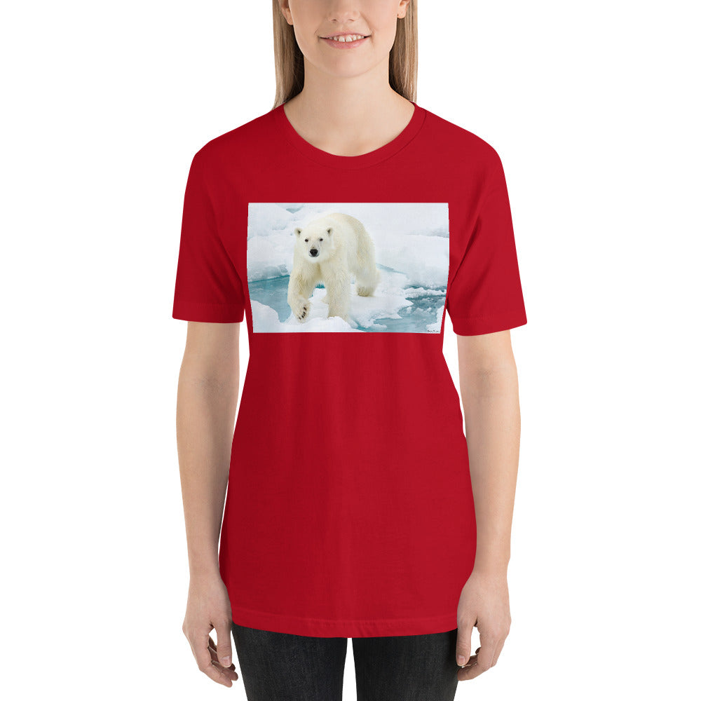 Classic Crew Neck Tee - Polar Bear - Ronz-Design-Unique-Apparel