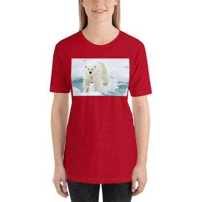 Classic Crew Neck Tee - Polar Bear - Ronz-Design-Unique-Apparel