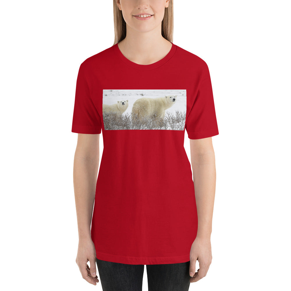 Classic Crew Neck Tee - Mom & Cub - Ronz-Design-Unique-Apparel