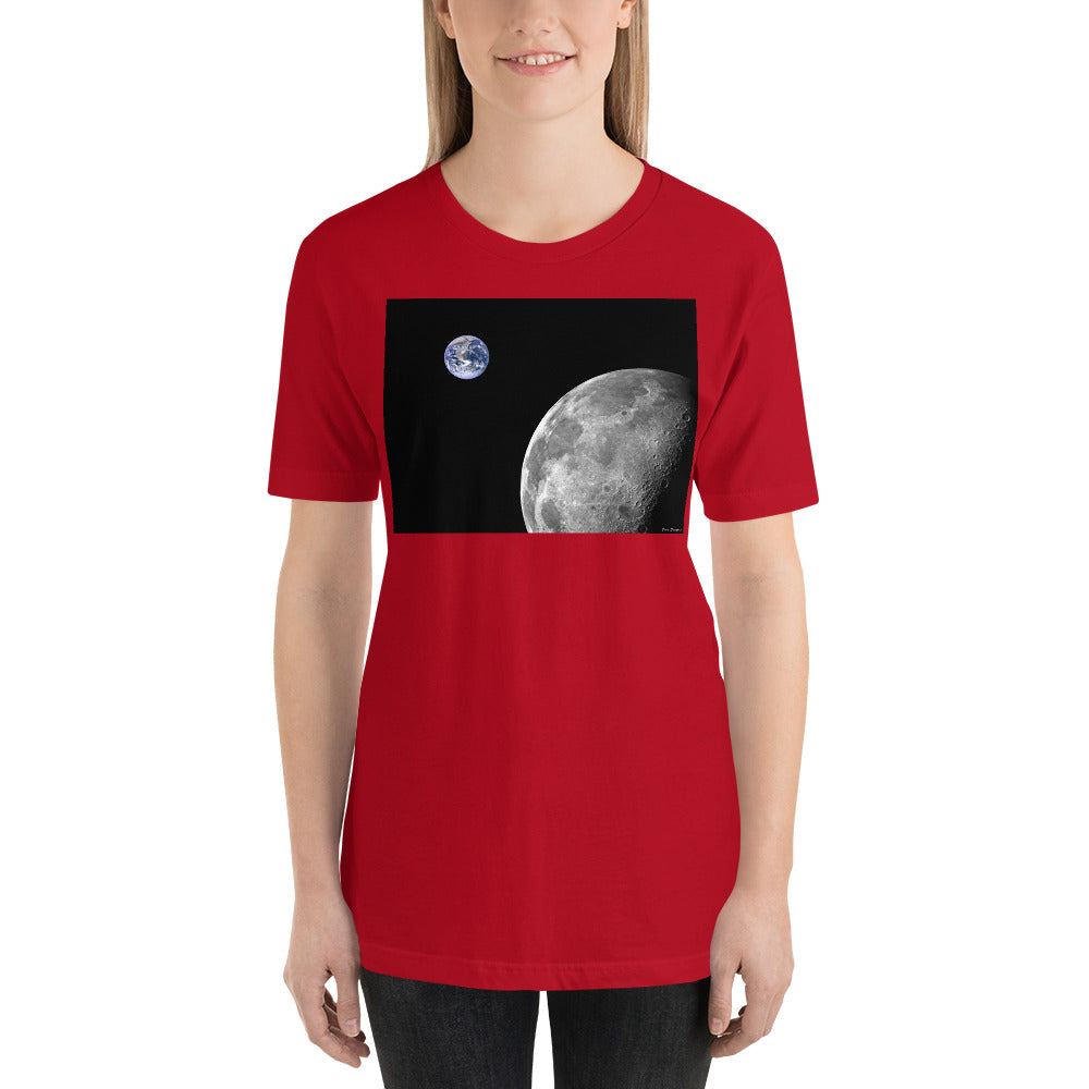 Classic Crew Neck Tee - NASA Photo Earth from Space - Ronz-Design-Unique-Apparel
